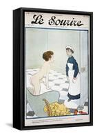 Front Cover of 'Le Sourire' Magazine, 30th March 1901-Fernand Fau-Framed Stretched Canvas