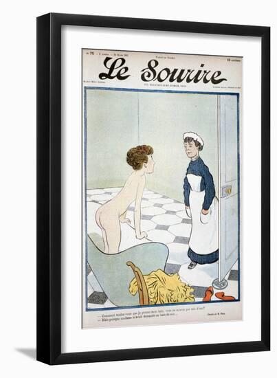 Front Cover of 'Le Sourire' Magazine, 30th March 1901-Fernand Fau-Framed Giclee Print