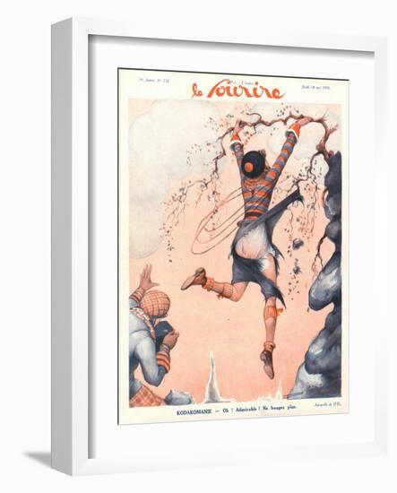 Front Cover of 'Le Sourire', May 1931-French School-Framed Giclee Print