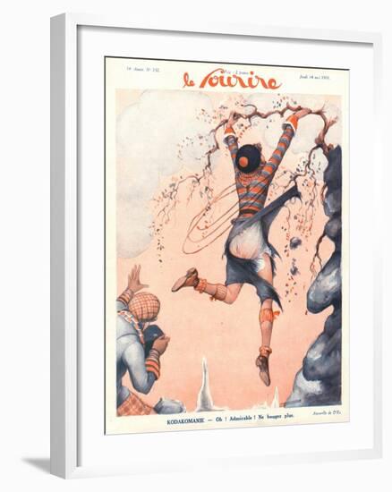 Front Cover of 'Le Sourire', May 1931-French School-Framed Giclee Print