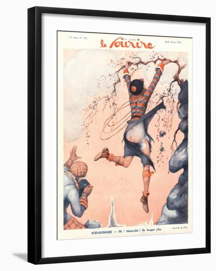 Front Cover of 'Le Sourire', May 1931-French School-Framed Giclee Print