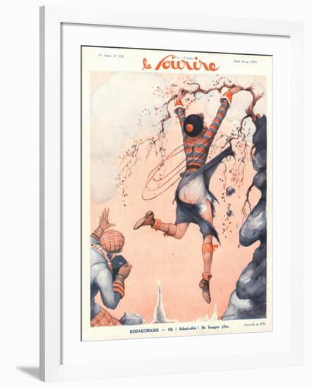 Front Cover of 'Le Sourire', May 1931-French School-Framed Giclee Print