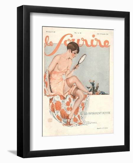 Front Cover of 'Le Sourire', November 1927-Georges Leonnec-Framed Premium Giclee Print