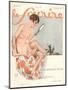 Front Cover of 'Le Sourire', November 1927-Georges Leonnec-Mounted Premium Giclee Print