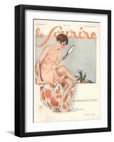 Front Cover of 'Le Sourire', November 1927-Georges Leonnec-Framed Giclee Print