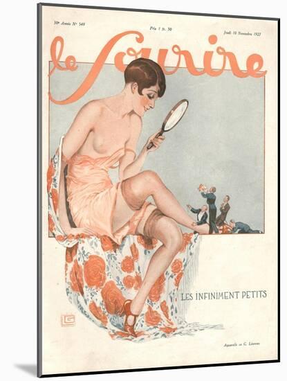 Front Cover of 'Le Sourire', November 1927-Georges Leonnec-Mounted Giclee Print