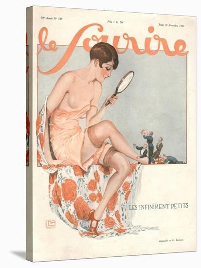 Front Cover of 'Le Sourire', November 1927-Georges Leonnec-Stretched Canvas