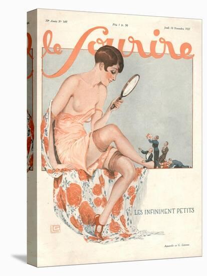 Front Cover of 'Le Sourire', November 1927-Georges Leonnec-Stretched Canvas