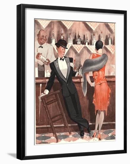 Front Cover of 'Le Sourire'-Georges Leonnec-Framed Premium Giclee Print