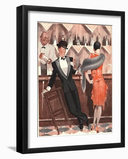 Front Cover of 'Le Sourire'-Georges Leonnec-Framed Giclee Print