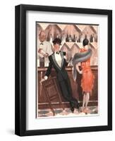 Front Cover of 'Le Sourire'-Georges Leonnec-Framed Premium Giclee Print