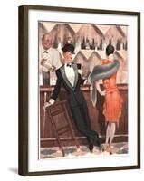 Front Cover of 'Le Sourire'-Georges Leonnec-Framed Giclee Print