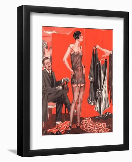 Front Cover of 'Le Sourire'-null-Framed Premium Giclee Print