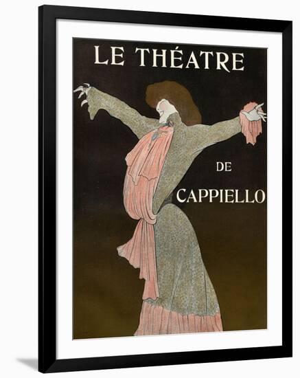 Front Cover of 'Le Theatre' Magazine, 1903-Leonetto Cappiello-Framed Giclee Print