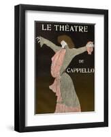 Front Cover of 'Le Theatre' Magazine, 1903-Leonetto Cappiello-Framed Premium Giclee Print