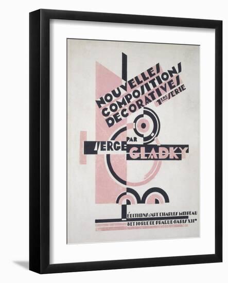 Front Cover of 'Nouvelles Compositions Decoratives', Late 1920S (Pochoir Print)-Serge Gladky-Framed Giclee Print
