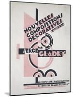 Front Cover of 'Nouvelles Compositions Decoratives', Late 1920S (Pochoir Print)-Serge Gladky-Mounted Giclee Print