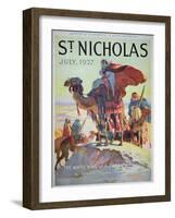 Front Cover of St. Nicholas Magazine, July 1927-American School-Framed Giclee Print