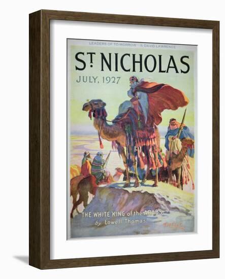 Front Cover of St. Nicholas Magazine, July 1927-American School-Framed Giclee Print
