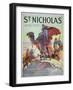 Front Cover of St. Nicholas Magazine, July 1927-American School-Framed Giclee Print