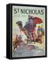 Front Cover of St. Nicholas Magazine, July 1927-American School-Framed Stretched Canvas