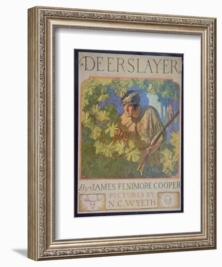 Front Cover of The Deerslayer by James Fennimore Cooper-Newell Convers Wyeth-Framed Giclee Print