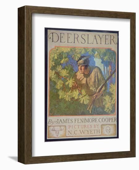 Front Cover of The Deerslayer by James Fennimore Cooper-Newell Convers Wyeth-Framed Giclee Print