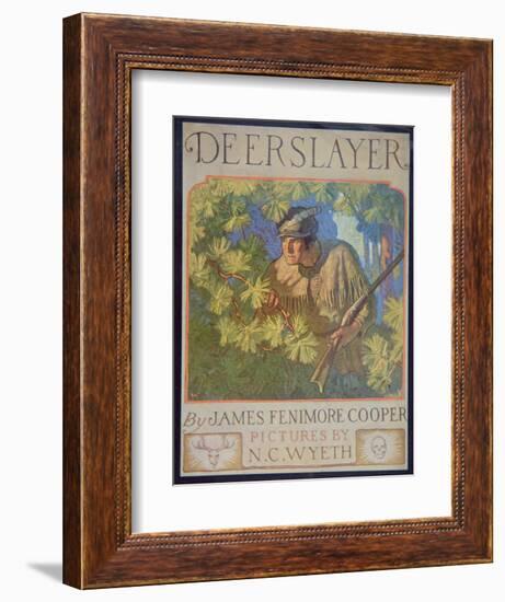 Front Cover of The Deerslayer by James Fennimore Cooper-Newell Convers Wyeth-Framed Giclee Print