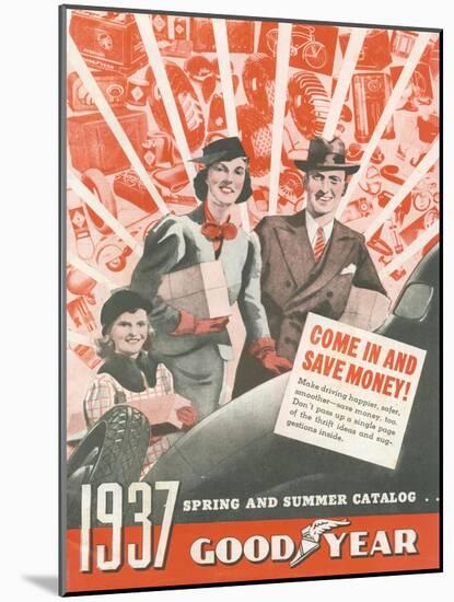 Front Cover of the Goodyear Spring and Summer Catalog, 1937-null-Mounted Giclee Print