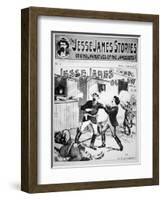 Front Cover of The Jesse James Stories Printed 1898-null-Framed Giclee Print