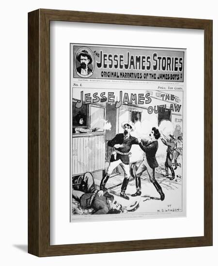 Front Cover of The Jesse James Stories Printed 1898-null-Framed Giclee Print