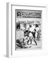 Front Cover of The Jesse James Stories Printed 1898-null-Framed Giclee Print