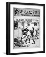 Front Cover of The Jesse James Stories Printed 1898-null-Framed Giclee Print