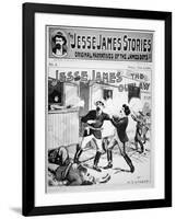 Front Cover of The Jesse James Stories Printed 1898-null-Framed Giclee Print