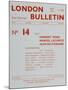 Front Cover of the 'London Bulletin', No. 14, May 1939-null-Mounted Giclee Print