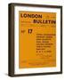 Front Cover of the 'London Bulletin', No. 17, June 1939-null-Framed Giclee Print