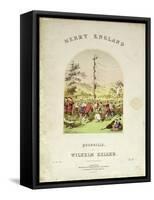 Front Cover of the Music Cover for 'Merry England', a Quadrille by Wilhelm Keller-null-Framed Stretched Canvas