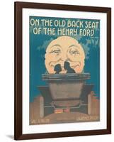 Front Cover of the Score of 'On the Old Back Seat of the Henry Ford', C.1935-null-Framed Giclee Print