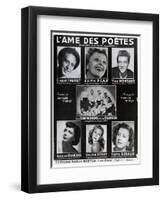 Front Cover of the Score of the Song 'L'Ame Des Poetes' with Words and Music by Charles Trenet-French-Framed Premium Giclee Print