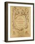 Front Cover of the Score Sheet of 'Die Harmonie Der Welt', 1930-null-Framed Giclee Print