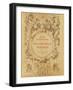 Front Cover of the Score Sheet of 'Die Harmonie Der Welt', 1930-null-Framed Giclee Print