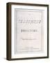 Front Cover of 'The Telephone Directory' of November 1878, 1878-null-Framed Giclee Print