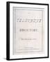 Front Cover of 'The Telephone Directory' of November 1878, 1878-null-Framed Giclee Print