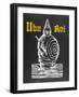 Front Cover of Ubu Roi Depicting Pere Ubu and the Spiral Adorning His Belly-null-Framed Photographic Print