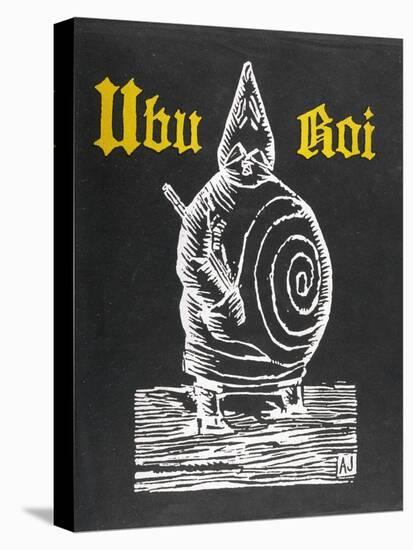 Front Cover of Ubu Roi Depicting Pere Ubu and the Spiral Adorning His Belly-null-Stretched Canvas