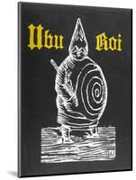 Front Cover of Ubu Roi Depicting Pere Ubu and the Spiral Adorning His Belly-null-Mounted Photographic Print
