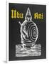 Front Cover of Ubu Roi Depicting Pere Ubu and the Spiral Adorning His Belly-null-Framed Photographic Print