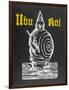 Front Cover of Ubu Roi Depicting Pere Ubu and the Spiral Adorning His Belly-null-Framed Photographic Print