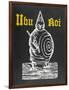 Front Cover of Ubu Roi Depicting Pere Ubu and the Spiral Adorning His Belly-null-Framed Photographic Print