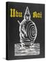 Front Cover of Ubu Roi Depicting Pere Ubu and the Spiral Adorning His Belly-null-Stretched Canvas